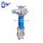 GGG40  Ductile Iron Soft Sealing Double Sealing Wafer Knife Gate Valve