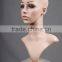 Plastic head mannequin Female Realistic head Model H1051