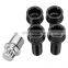 4pcs/set M14 x 1.25 Wheel hub Locking Bolts Lug Nut Anti-theft Screw With Key For BMW R50 R52 R53 1 2 3 4 5 6 7 Series For Mini