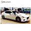 Ghibli to W style body kit 2011y~ FRP material front bumper with LED rear bumper side skirts trunk spoiler exhaust tips