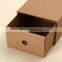 Kraft Folding Mailer Boxes Brown Corrugated Paper Corrugated Board box for shoe