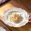 luxury hollow dinner party charger wedding porcelain ceramic dessert dishes plates set dinnerware for restaurant