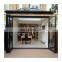Commercial aluminum laminated glass accordion folding windows doors for patio