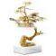Luxury Gold Plated Tree Sculpture
