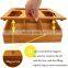 Openable  Bamboo Ziplock Bag Storage Organizer for Kitchen Drawer Top Lids Food Storage Bag Holders and Dispenser Compatible