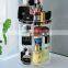 new style 360 Degree Rotating plastic Adjustable Cosmetic Storage Makeup Organiser box