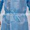 Long Sleeve Disposable Hospital Isolation Gown Fluid Resistant