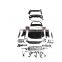 New Body Kit Car Front Bumper Rear Bumper Facelift for Land Cruiser FJ200 2008-2015 Upgrade to 2016-2021