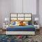 UMIKK Manufacturer Wholesale King Size Most Modern Top Grain Leather Bed