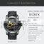 Biden 0129 Special Design Men Quartz  Wrist Watches Gold Dial Analog Fashion Leather Cool Reloj de los hombres