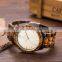 UWOOD 1001 New Arrival Walnut Wooden Clock For Men Women Quartz Movement Analog Wristwatch Bamboo Watch