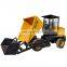 Small Concrete dumper truck 4*4 3ton FCY30 mini dumper with front end loader