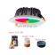 85-265V High Efficiency RGBW Remote Control Recessed Wifi LED Downlight Phone APP RGB Smart Downlight