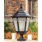 Outdoor fence pier mount post lights garden decorative gate pillars park light