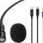Mini Portable Microphone Condenser Microphone Lavalier Microphone Type C for Android phone