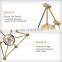 Triangle Shaped Decorative Desk Table Clock Home decoration