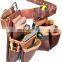 Genuine Leather tool belt bag Professional 10 Pocket Carpenters Tool Pouch Framers Combo Bag Tool Belt Kit
