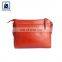 Unique Design Hot Selling Anthracite Fitting and Matching Stitching Genuine Leather Women Sling Bag for Sale