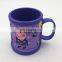 Customized Children Kids Plastic Promotion 3D Cartoon Soft PVC Rubber Mug