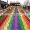 Amusement Park Rides Outdoor Giant Plastic Adult Slide Rainbow Slide