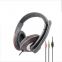 Factory Made Cheap Over Ear Phone Earphone With Microphone Wired Office Headset Headphone HD814