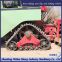 Customized triangle track chassis for anti sinking in desert terrain