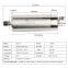 800w Water Cooling Spindle Motor 220V 380V Woodworking Engraving Spindle ER11 Collet Φ62x160mm For CNC Milling Router Machine