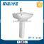 BP-K-1111 Modern Bathroom Design, Quality Pedestal Basin, Bathroom Ceramic Hand Wash Sink Bash Bowl