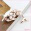 Elegant Crystal Costume Brooch Jewelry Gold Opal Crystal Brooch