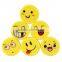 Always happy creative hello smile baby kids playing yellow eraser fancy toys