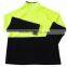 Men's Workwear industrial hi-vis yellow&black polar fleece safety jacket /HI Visibility jacket
