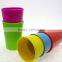 Wholesale Plastic melamine 3" deep pink round shape small cup