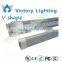 Shenzhen Victory Lighting 44W T8 8ft vshape double sided led tubes light