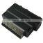 Black RGB Scart Male to S Video and 3 RCA Audio Adaptor