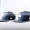 High quality snapback hat embroidery leather sanpback hat