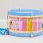 child like play toy oriental music instrument beaty 2 sides drum head and 2 sticks roundness wooden drum pad musical instruments