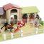 Classic European Style Farm Toy New And Luxuirous Wooden Mini Farm Wholesale