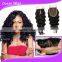 high quality bangs lace jerry curl closure