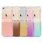 Best Ultra Thin Gradual Change Soft TPU Gel Transparent Back Cover With Diamond Edged Cell Phone Cases for Iphone6s 6splus