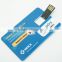 OEM promotional credit card shape memory stick flash disk USB2.0/3.0