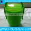 3 layer pp plastic lunch box round shape
