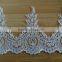 2015 new design wholesale embroidery bridal veil lace trim