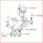 Maytech mini Quadcopter FPV Racer Kit 160 Frame with Carbon Fiber materia