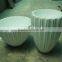 seashell like fiberglass flower pot for balcony or public places