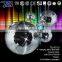 Halloween Brighter Really Glass mirror foam mirror ball with led motor for party use