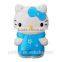 Hello Kitty style 6600mAh external battery dual USB Output for smartphone, Laptop, Tablet PC