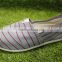Pinstripe fashionable canvas shoes Cloth shoes