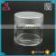 60ml Transparent glass Facial Masque Cosmetic Cream Container/ Jar With Aluminum Cap