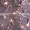 silver bead decorative string lights