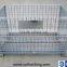 collapsible Industrial Stackable Storage Wire Mesh Containers